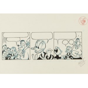 Jose Maria Millet Lopez (ur. 1949), Kaczor Donald, ilustracja komiksowa, 2008