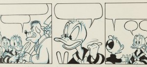 Jose Maria Millet Lopez (b. 1949), Donald Duck, cartoon illustration, 2008