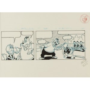 Jose Maria Millet Lopez (ur. 1949), Kaczor Donald, ilustracja komiksowa, 2008