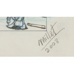 Jose Maria Millet Lopez (ur. 1949), Kaczor Donald, ilustracja komiksowa, 2008