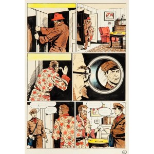 Mieczysław Wiśniewski (illustrateur) (1925 Varsovie - 2006 Varsovie),  Kapitan Kloss, partie IX - Wyrok , feuille numéro 8, 1971-1973.