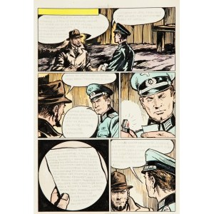 Mieczyslaw Wisniewski (illustrator) (1925 Warsaw - 2006 Warsaw), Captain Kloss, part XIII - Double nelson, board no. 27, 1971-1973
