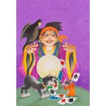 Szarlota Pawel (1947 - 2018 ), Projekt ilustracji do magazynu Uśmiech numeru, 1993