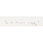 Szarlota Pawel (1947 - 2018 ), Co się zmieni u taty?, projekt ilustracji