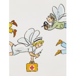 Szarlota Pawel (1947 - 2018 ), Co się zmieni u taty?, projekt ilustracji