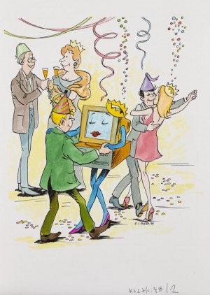 Szarlota Pawel (1947 - 2018 ), Illustration design for the magazine 