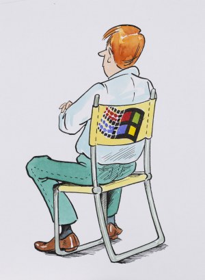 Szarlota Pawel (1947 - 2018 ), Illustration design for the magazine 