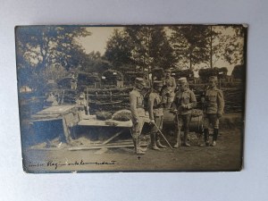 POSTCARD ZABŁOCIE, PODGÓRZYN, KRAKÓW, PRE-WAR, ARMY SOLDIERS