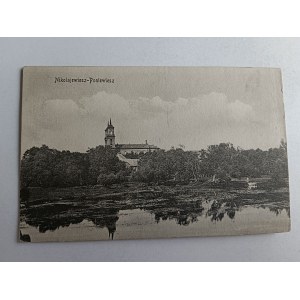 CARTOLINA CHIESA NIKOLAJEWIESZ PONIEWIESZ, ANTEGUERRA