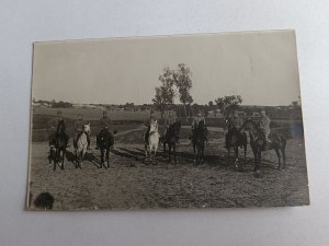 POSTCARD SOLDIERS ARMY, HORSES, PRE-WAR 1916