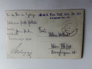 POSTCARD SOLDIERS ARMY, HORSES, PRE-WAR 1916