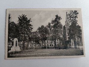 POSTCARD CIESZYN TESCHEN, CHURCH, STAMP, STAMP