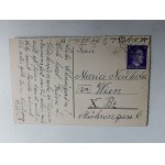 POCZTÓWKA CIESZYN TESCHEN, KOŚCIÓŁ, ZNACZEK, STEMPEL