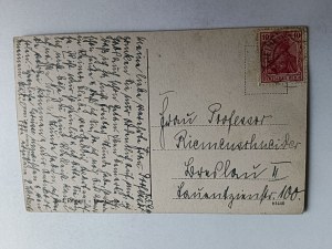 POSTCARD DUSZNIKI ZDRÓJ BAD REINERZ, STAMP