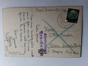 POSTCARD KRYNICA VIEW OF MINERAL AND MUD BATHS, FTO B. A. S. STAMP