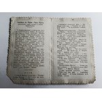 MEMENTO OF THE CORONATION OF THE MIRACULOUS IMAGE OF THE HOLY MOTHER OF KOCHAWINA, 1912