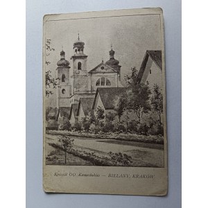 POCZTÓWKA KRAKÓW BIELANY KOŚCIÓŁ OO KAMEDUŁÓW, PRZEDWOJENNA