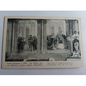 POCZTÓWKA ŚWIĘTY KRZYŻ, NOWA SŁUPIA, KIELCE, ŚW EMERYK, PRZEDWOJENNA