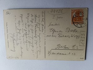 POSTCARD KOLOBRZEG KOLBERG ROSENGARTEN, STAMP, STAMP 1917