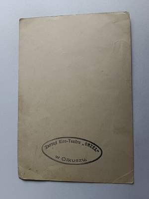 CARD MOVIE ONE IN A MILLION, SONJA HENIE, 20TH CENTURY FOX LOGO, EAGLE CINEMA STAMP, OLKUSZ