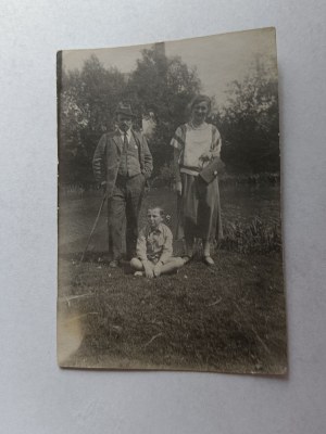 PHOTO TREMBOWLA MAN KOPBIETA CHILD 1924