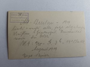 PHOTO WROCŁAW BRESLAU 1919