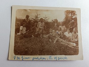 PHOTO DROHOBYCH, GROUP OF PEOPLE, PRE-WAR 1924