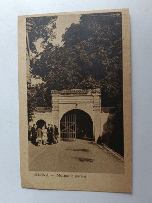 POSTCARD OLIVA PARK THEME, STAMP