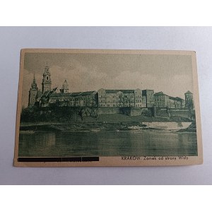 POCZTÓWKA KRAKÓW ZAMEK OD STRONY WISŁY