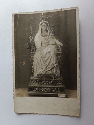 PHOTO KRAKOW, STAMP JOZEF RĄPAŁA, STATUE OF THE MOTHER OF GOD