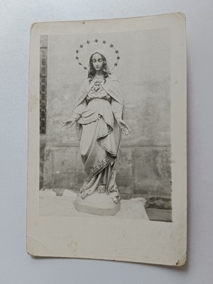 PHOTO KRAKOW, STAMP JOZEF RĄPAŁA, STATUE OF THE MOTHER OF GOD