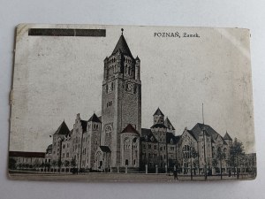 POSTCARD POZNAŃ CASTLE, PRE-WAR