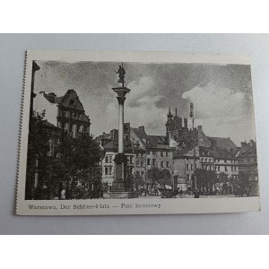 POSTCARD WARSAW CASTLE SQUARE