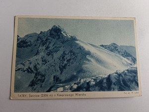 POSTCARD TATRA SWINICA FROM KASPROWY WIERCH