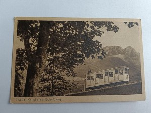 POSTCARD TATRA GUBAŁÓWKA RAILROAD