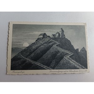 POSTCARD KARKONOSZE RIESENGEBIRGE SNOWBIRD, STAMP