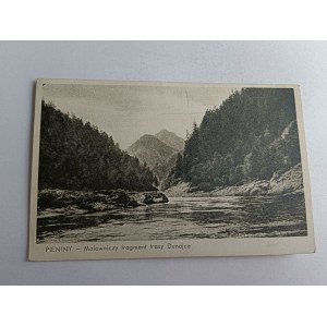 POCZTÓWKA PIENINY MALOWNICZY FRAGMENT TRASY DUNAJCA