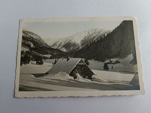 POSTCARD KARKONOSZE ŚNIEŻKA, STAMP