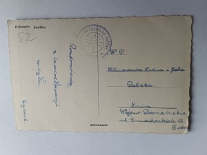 POSTCARD KARKONOSZE ŚNIEŻKA, STAMP
