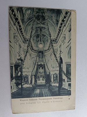 POSTCARD KRAKOW CHURCH OF THE TRANSFIGURATION OF THE LORD, AT THE LEPER COLLEGE
