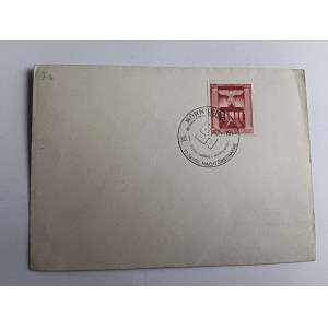 BUSTA FRANCOBOLLO NURNBERG SVASTICA, FRANCOBOLLO, 1943
