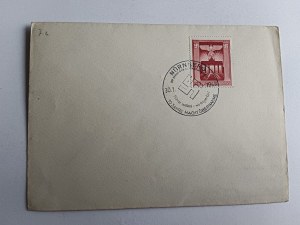 ENVELOPE STAMP NURNBERG SWASTIKA, STAMP, 1943