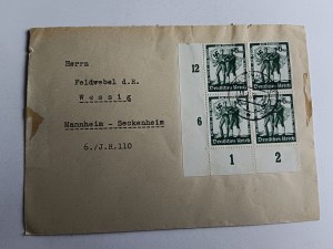 ENVELOPE STAMP, STAMP, MANNHEIM SECKENHEIM