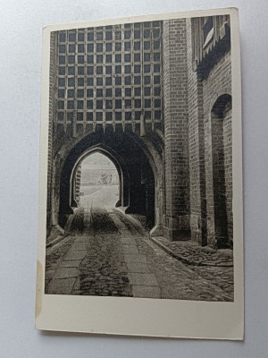 POSTCARD MALBORK LATTICE IN THE GATE OF THE TEUTONIC CASTLE
