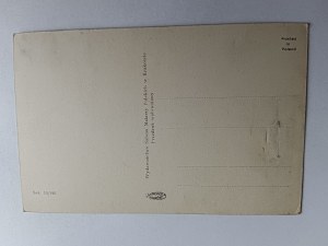 POSTCARD POLISH PAINTING TOMASZ TYSZKIEWICZ PASSES DŹWINA, DAMAGED