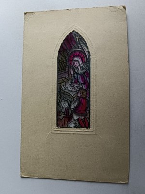 CHRISTMAS CARD STAINED GLASS