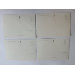 ZESTAW 9 POCZTÓWEK HERBY MIAST POLSKICH, PRL, LUBLIN, BIAŁYSTOK, KATOWICE, KRAKÓW, KOSZALIN, BYDGOSZCZ, GDAŃSK, KIELCE