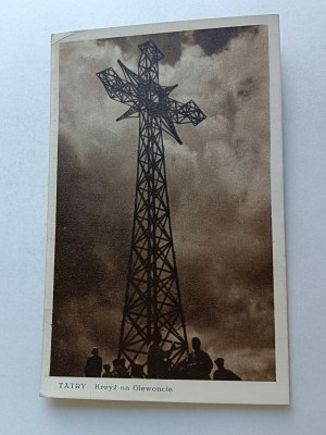POSTCARD TATRA GIEWONT CROSS