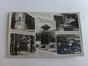 PHOTO TARNOWSKIE GÓRY, 5 VIEWS, SYLVESTER SHAFT, SIDEWALK, EXCAVATIONS.ADIT, STAMP