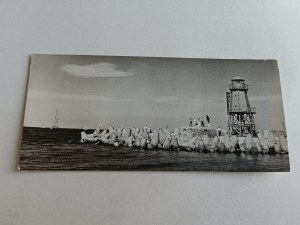 POSTCARD SWINOUJSCIE BREAKWATER